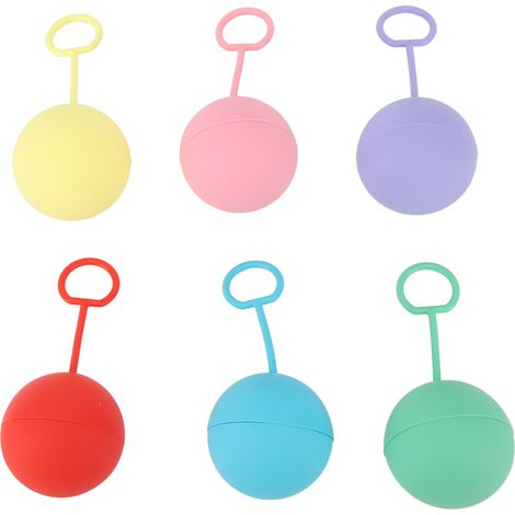 6 Ballons à Eau Réutilisables en Silicone avec Anneau - Jouets Éclaboussures Multicolores pour Enfants (1/5)