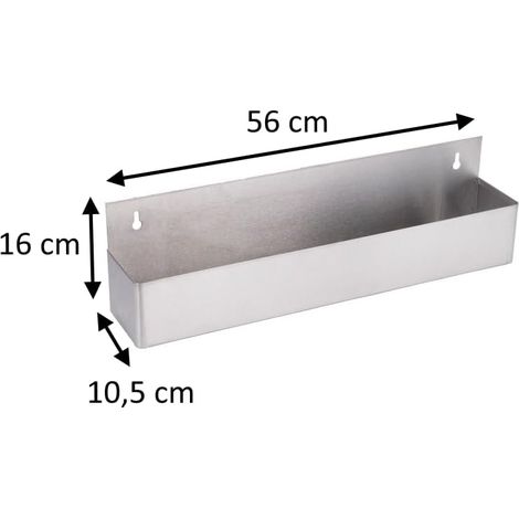 Flaschenhalter aus Edelstahl – für 6 Flaschen – Professionelles Design – Schnelle Aufbewahrung – Für Barkeeper – 56 x 16 x 10,5 cm (1/5)