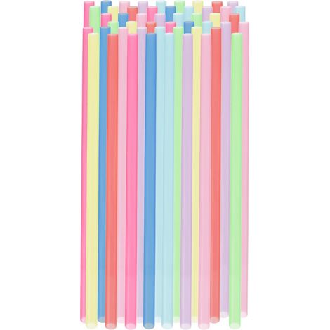 Cannucce colorate riutilizzabili per tutte le bevande 50 pz (1/5)