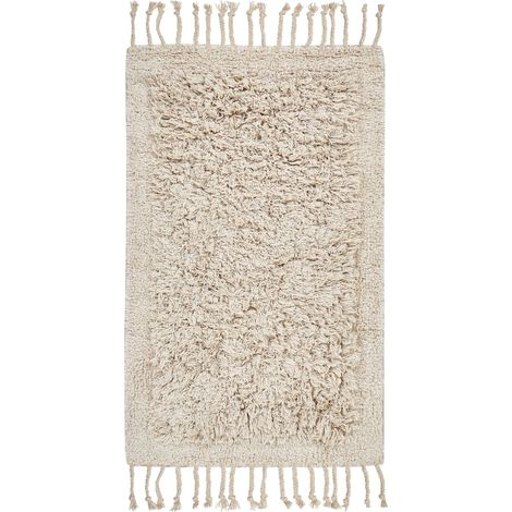 Badematte OLTAN Beige 50 x 80 cm Baumwolle