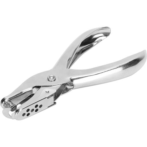 Pince perforatrice ronde en acier pour cuir, carnet, bureau, outil de perforation manuel (1/5)