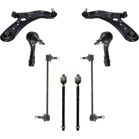 KIT BRACCIO OSCILLANTE 8 PEZZI COMPATIBILE CON HYUNDAI ACCENT V Tre volumi (HC) 1.4 07. / Kit Sospensione Completo OE/OEM / Bracci Oscillanti + Testine Sterzo / Sostituzione Diretta OEM