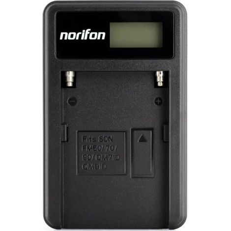 1 Chargeur USB LCD pour Batterie NP-FM50, NP-F550, NP-F750, NP-F970, Compatible Caméscope et Appareil Photo (1/5)