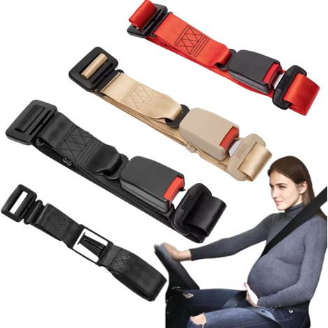 Sangle tampon de grossesse, ajusteur de ceinture de sécurité de voiture, soutien abdominal, ceinture de sécurité, empêche les compressions de l'abdomen pour les femmes enceintes
