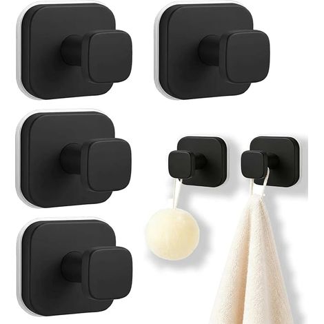 Crochet Ventouse Inox Sans Percer Porte Serviette Set (1/5)