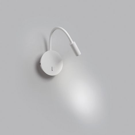 Applique de chevet led avec interrupteur Fonti blanc mat (1/3)