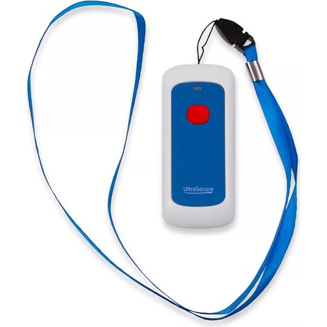Bouton d'appel supplémentaire longue portée 900 mètres mobile avec lanière ou fixe via support (gamme DA600+) (1/5)