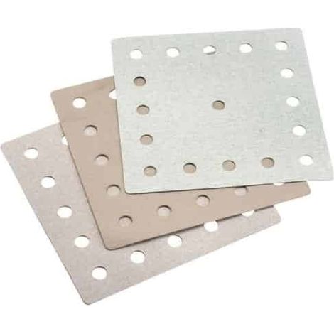 L'Outil Parfait – Cale à poncer ErgoLiss' – Lot de 10 abrasifs 20x20cm – Grain 180 – Système d'accroche Velcro pour mise en place rapide
