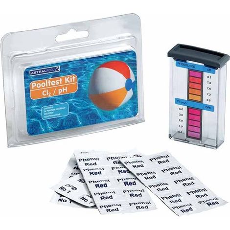 Contenitore per analizzatore di pH e cloro libero Pooltester.