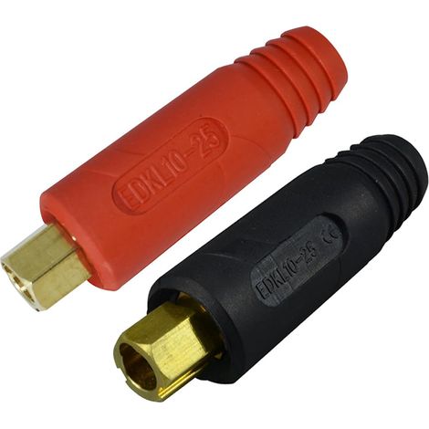 Connecteur de câble de soudage EDKL10-25 lot de 2 (1/4)