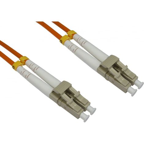 Câble fibre optique RS PRO 500mm Avec connecteur / LC, Multi-mode, 2 fibres, LSZH ( Prix pour 1 )