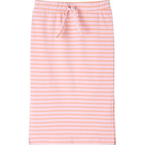 Jupe droite pour enfants avec rayures rose 116 (1/5)