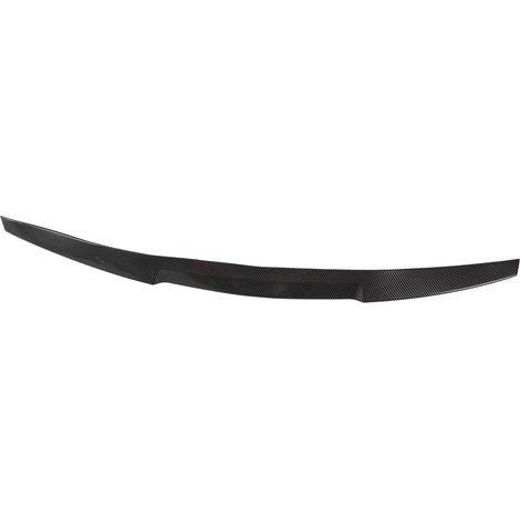 Universeller Heckspoiler aus Carbon-Optik-Gummi, Auto-Heckspoiler, 121 cm x 7,5 cm, schwarzes Tuning-Teil für den Außenbereich. (1/5)