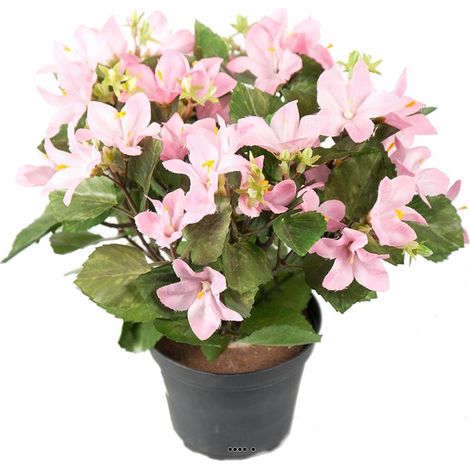 Campanules artificielles en pot, H 25 cm Rose pâle - couleur: Rose pâle