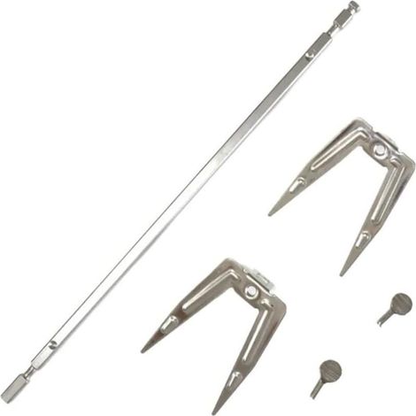 Kit Accessoires Rotisserie - Fourchette Rôtisserie Acier Inoxydable - Compatible Friteuse À Air Chaud - 1 Jeu (1/5)