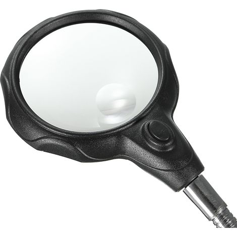 Lötkolbenständer, längere LED-Glasvergrößerung mit leichtem Haltearm für Schmuck- und Uhrenreparaturen