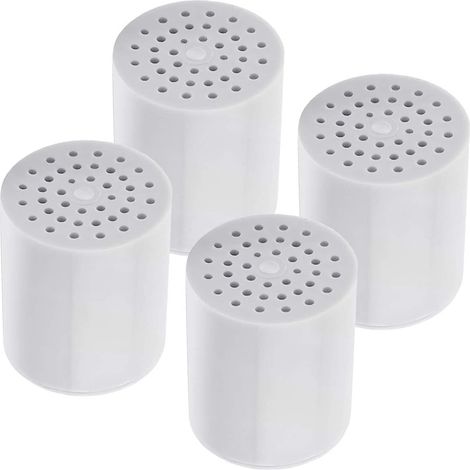 BEBUSINGOTO 4er-Pack 15-stufige Duschfilter-Ersatzkartuschen, Duschfilter für hartes Wasser, universell kompatibel mit jedem ähnlichen Design (1/5)