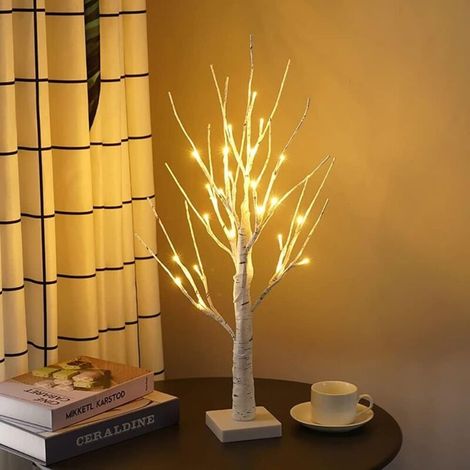 Guirlande Lumineuse LED Veilleuse, 50 cm, Décoration Brillante pour Sapin de Noël et Bouleau, Pour Chambre d'Enfant, Maison, Fêtes et Vacances, Ambiance Magique et Féerique (1/5)