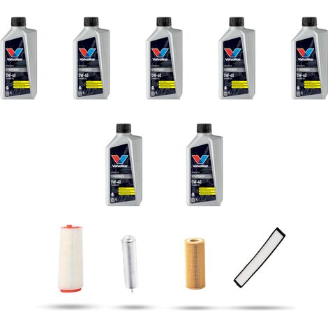 Kit tagliando 4 FILTRI e 7L OLIO compatibile con Bmw x3 (E83) 3.0d 150kw dal 2003 al 2005 (1/5)
