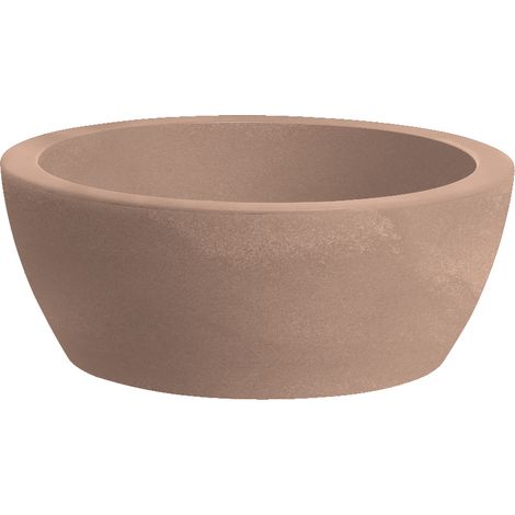 Vaso ciotola resina THETIS cm. 50 AVANA