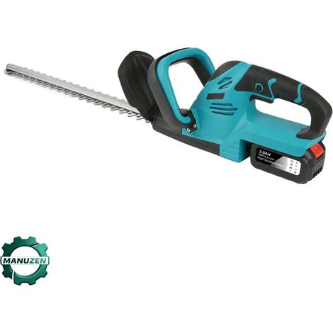 Manuzen - Taille-haie sans fil 21 V brushless lame 520 mm avec batterie (1/4)
