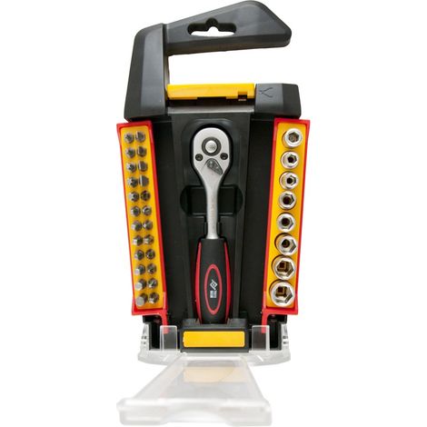 CHIAVE A BUSSOLA SET 33 PZ + CRICCHETTO - 1/4'' (1/2)