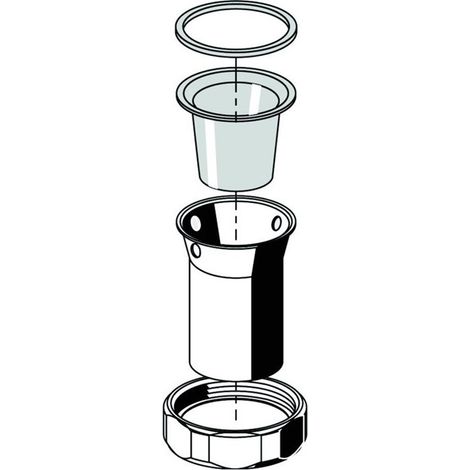SCHELL Conexión completa del tubo de enjuague