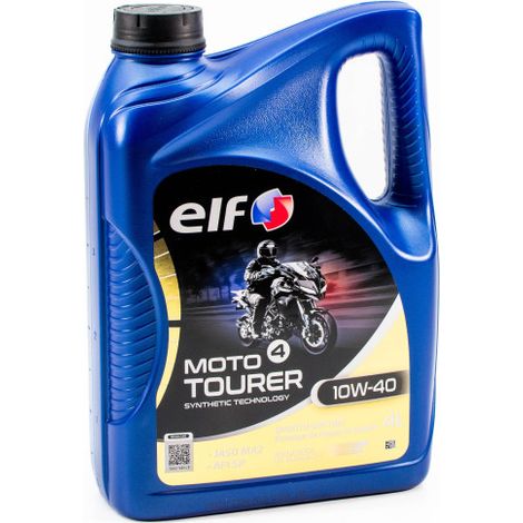 ELF Huile Moteur MOTO 4 TOURER 10W-40 4 Litres