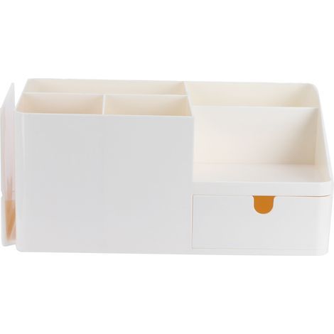 Range-bureau tiroir boîte de rangement support livre porte-stylo télécommande pour bureau (1/5)