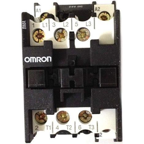 Contattore Omron J7K-BMA 5,5 Kw 12A 24Vac 3 poliOMRJ7K-BMA-D(24VDC)