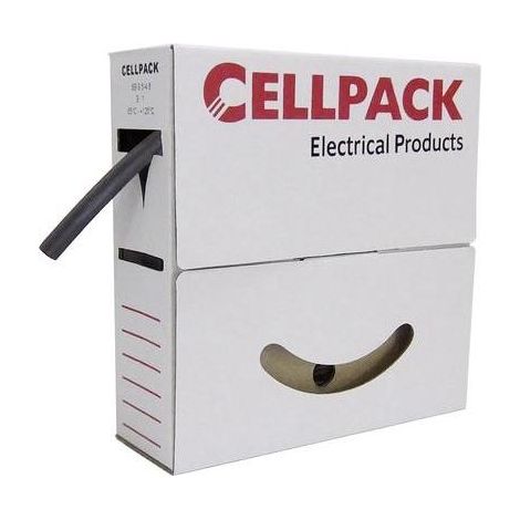 CellPack 127126 Termoretraibile senza colla Trasparente 12 mm 4 mm Restringimento:3:1 8 m