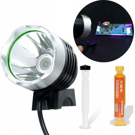 Set Soldermaska Arancione 10ml con Pistone e Lampada UV – Protezione PCB, Isolamento, Rapida Indurimento  Ideale per Riparazioni e Produzione PCB (1/5)