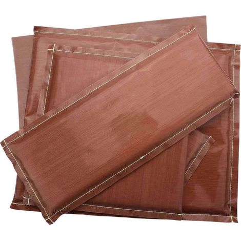 Lot de 6 coussins de presse à chaud en PTFE de 4 tailles pour transfert numérique par presse à chaud. (1/5)