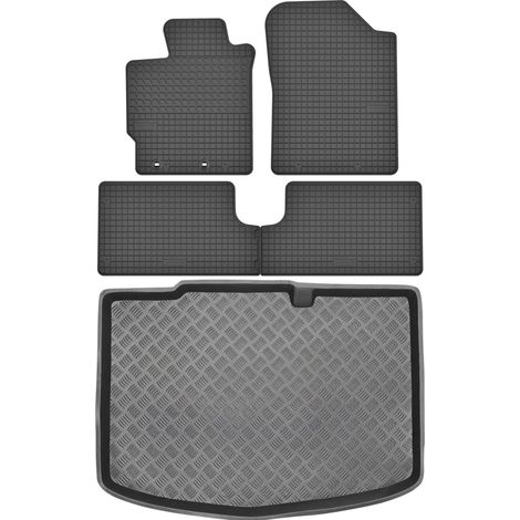 Toyota Yaris III Schrägheck (2011–2019) – SET: Gummifußmatten + Kofferraummatte
