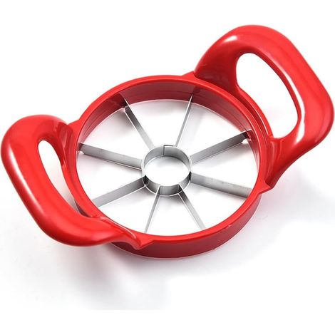 1 Stück Upgraded Version 8-Blade Large Corer Apfelschneider Rotes Kunststoff (1/5)