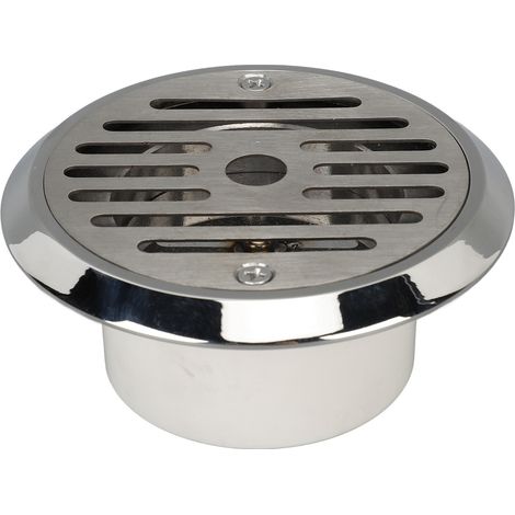 Bonde de piscine à débit réglable en acier inoxydable, type bouchon, entrée/sortie d'eau pour spa et source thermale, 7,6 cm (3 pouces) (1/5)