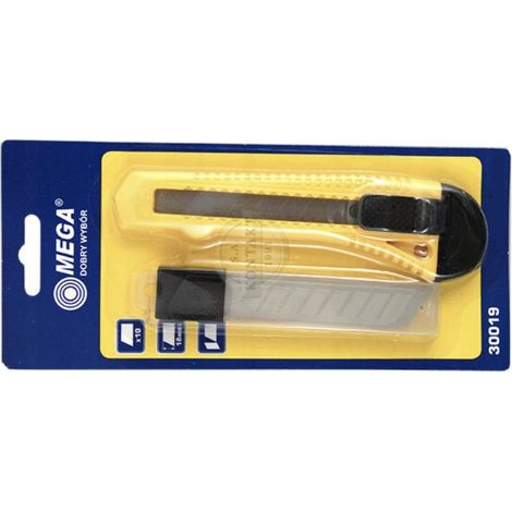 Coltello retrattile leggero con 10 lame di ricambio
