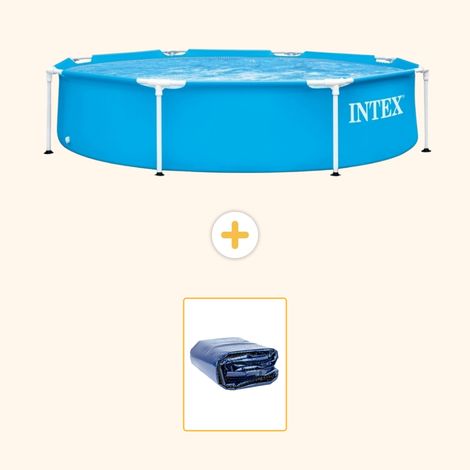 Intex Piscine Tubulaire Ronde - 244x51 cm - 2-pièces S21323 (1/5)