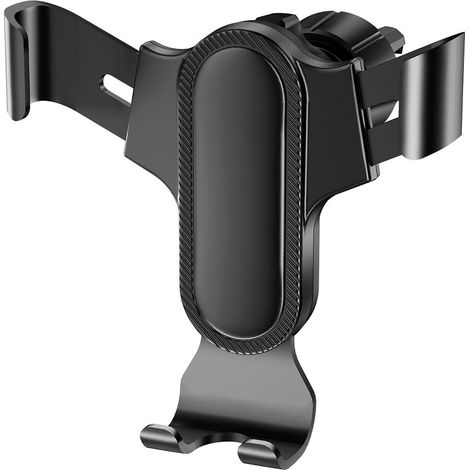 Soporte para teléfono móvil para rejilla de ventilación del coche - Negro