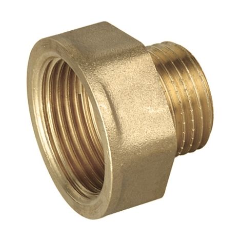 PROLUNGA RIDOTTA IN OTTONE GIALLO MF- MF 3/8 x 1/2- TIEMM- pezzi 1