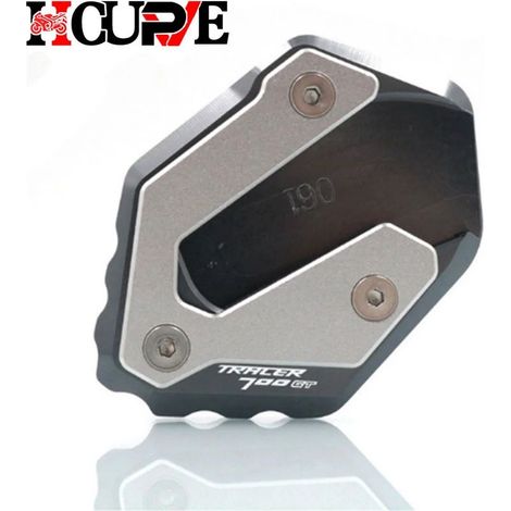 (Gray-Tracer 700GT) Plaque d'extension de béquille latérale CNC compatible avec YAMAHA MT-07 MT07 FZ-07 Tracer 700GT 700 GT XSR700 XSR 700 maxpower (1/4)