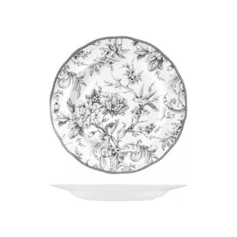 6 x assiettes plates MAYFAIR - 22 cm - Porcelaine - H&H