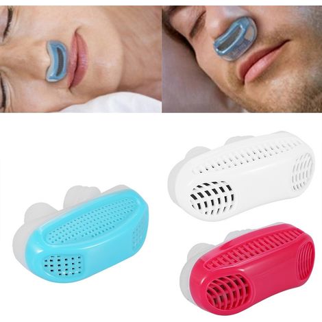 TrAdE Shop Traesio - Dispositivo 2in1 Purificatore Aria Per Smettere Di Russare Apnea Rimedio Notte - (1/5)