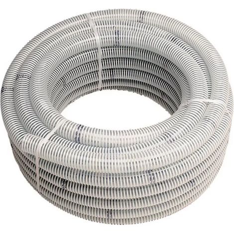 Tuyau d'aspiration pour motopompe Ø 25 mm – PVC armé – Aspiration d'eaux – Vendu par multiple de 5 mètres – Worms