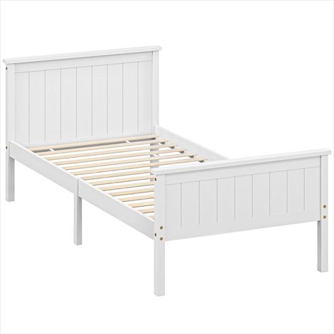 Canapé convertible Lit simple en bois massif 90 x 200 cm (1/5)