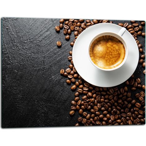 Glasschneidebrett 52x40 Kaffee (1/5)
