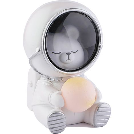 Astronauten-Kätzchenlampe, kreative Dekoration für Zuhause, Büro oder Wohnzimmer, Abschlussgeschenk oder Weihnachtsgeschenk (1/5)