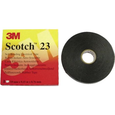 3M 80012 - Self-welding insulating tape - Scotch 23 - 9.15mx19mm