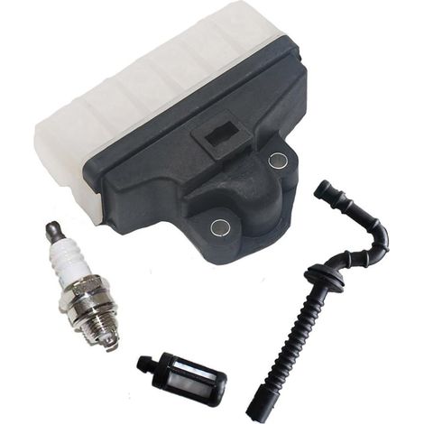 Kit d’entretien complet pour tronçonneuse Stihl 021 023 025 MS210 MS230 MS250 incluant filtre à air, filtre à carburant, tuyau et bougie d’allumage (1/5)