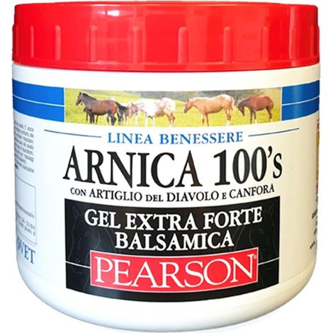ARNICA 100'S Pearson gel extra forte balsamica con arnica, artiglio del diavolo e canfora 500 ml